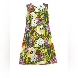 Womens Vintage Floral Handmade Shift Dress